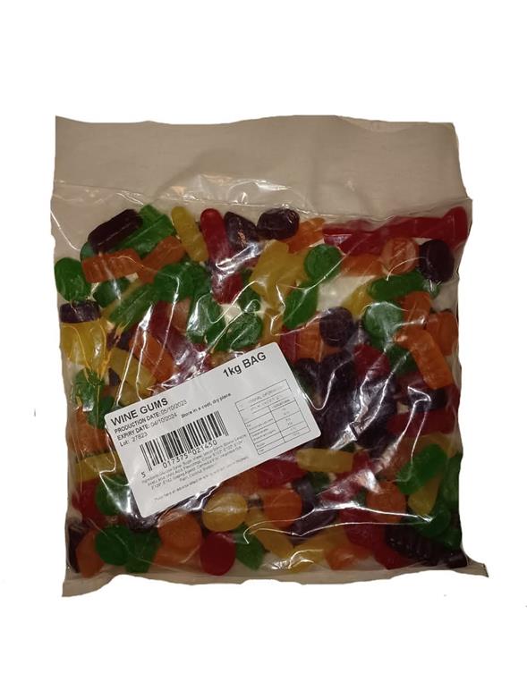PLU 220293 -  WINEGUMS 1 KG